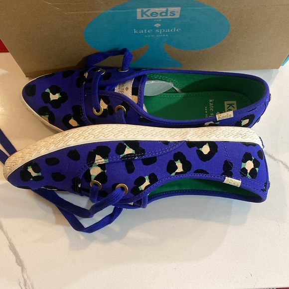 Keds for Kate Spade leopard pointer KS blue - Picture 4 of 5